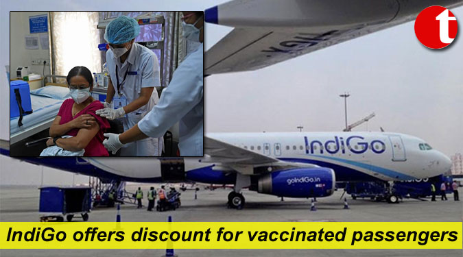 IndiGo offers discount for vaccinated passengers