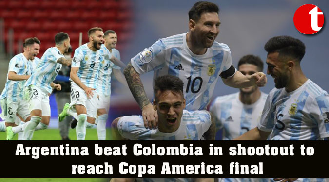 Argentina beat Colombia in shootout to reach Copa America final