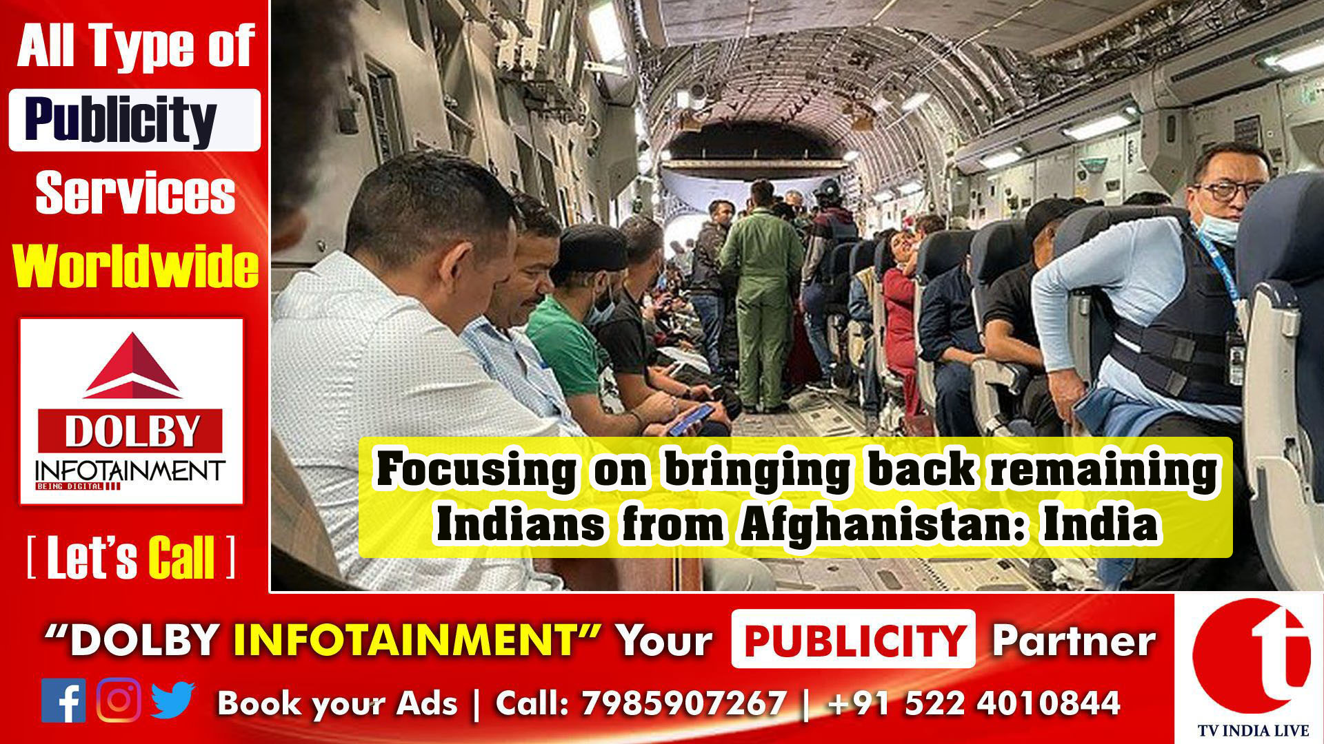 Focusing on bringing back remaining Indians from Afghanistan: India
