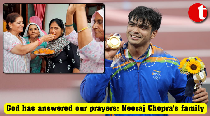 God has answered our prayers: Neeraj Chopra's family