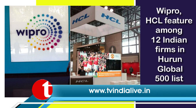 Wipro, HCL feature among 12 Indian firms in Hurun Global 500 list