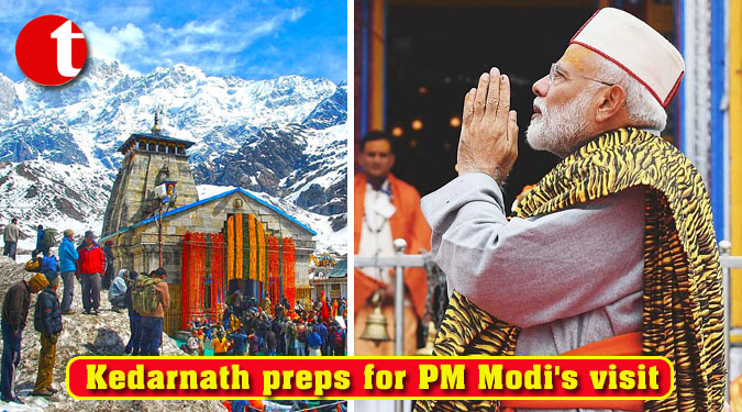 Kedarnath preps for PM Modi's visit