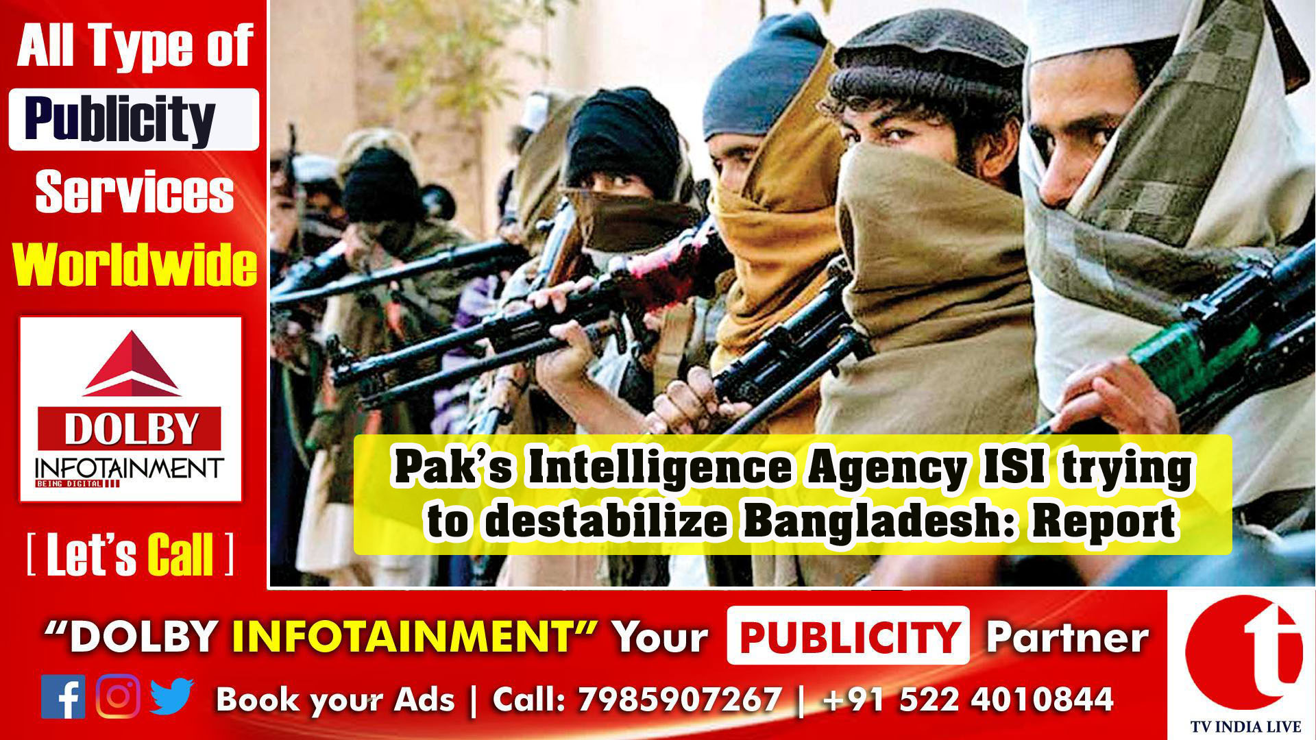 Pak's Intelligence Agency ISI trying to destabilize Bangladesh: Report
