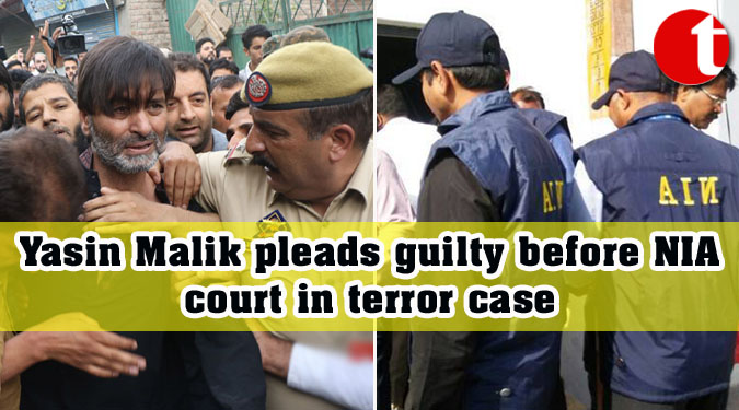 Yasin Malik pleads guilty before NIA court in terror case