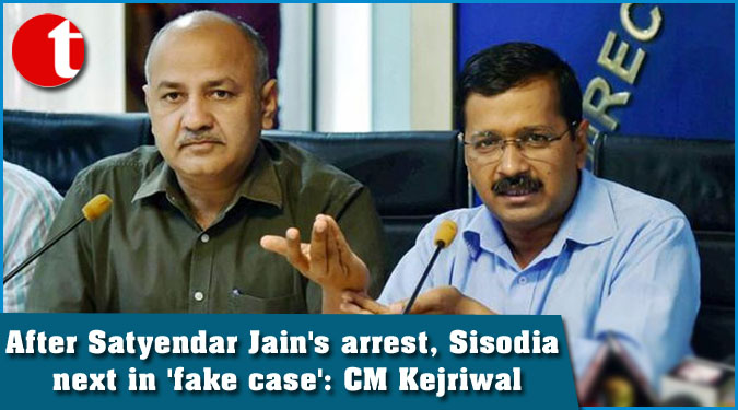 After Satyendar Jain's arrest, Sisodia next in 'fake case': CM Kejriwal