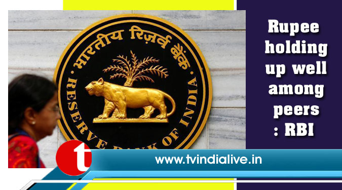 Rupee holding up well among peers: RBI