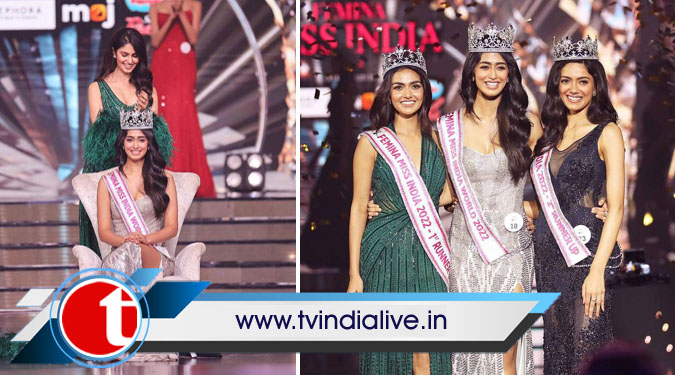 Sini Shetty from Karnataka crowned Femina Miss India World 2022