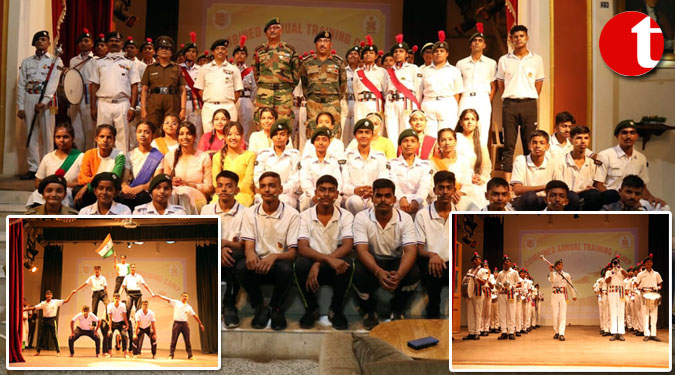 Impressive Display by Naval Cadets during Visit of Maj. Gen. Sanjay Puri, ADG, NCC DTE(UP)at the Annual NCC Camp