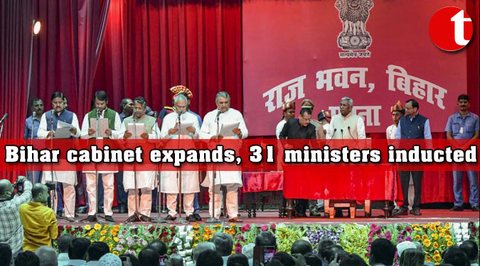 Bihar cabinet expands, 31 ministers inducted