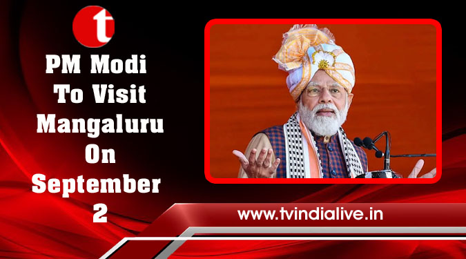 PM Modi To Visit Mangaluru On September 2