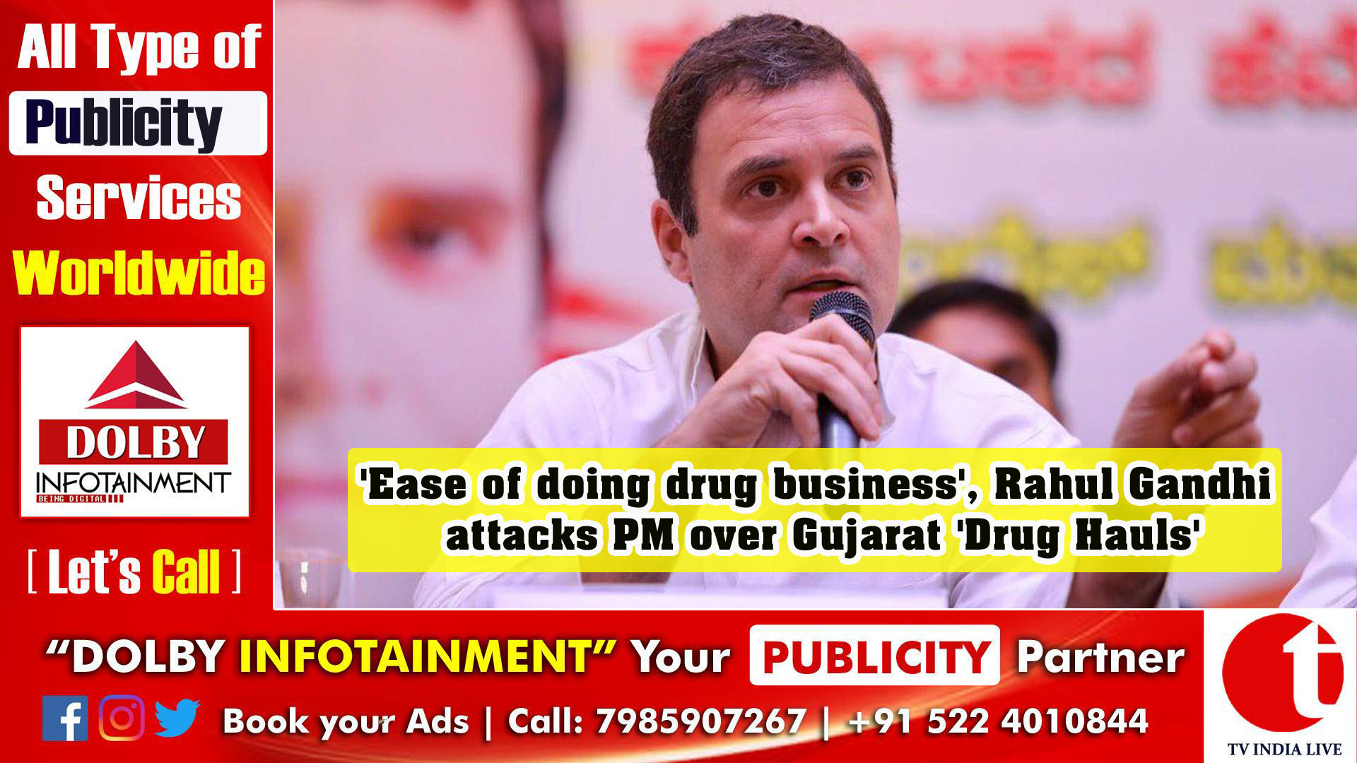 'Ease of doing drug business', Rahul attacks PM over Gujarat 'Drug Hauls'