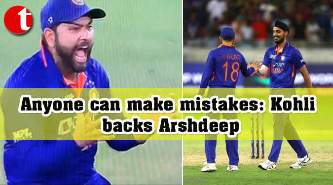 Anyone can make mistakes: Kohli backs Arshdeep