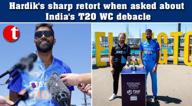 Hardik's sharp retort when asked about India's T20 WC debacle