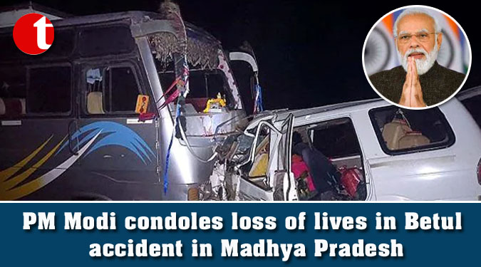 PM Modi condoles loss of lives in Betul accident in Madhya Pradesh