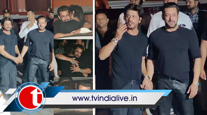 SRK hugs Salman on his 57th b'day, fans overwhelmed