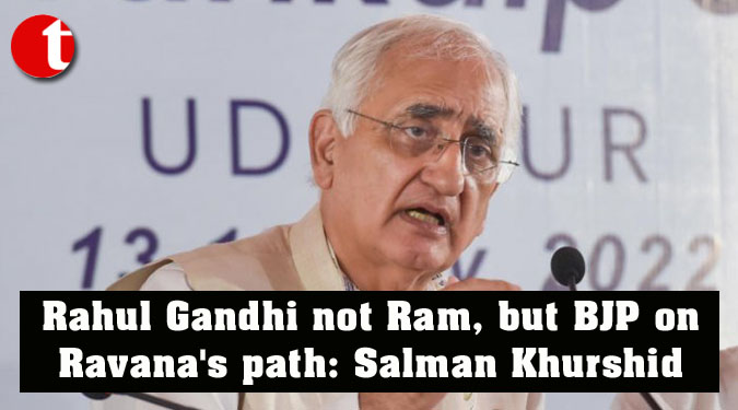 Rahul Gandhi not Ram, but BJP on Ravana's path: Salman Khurshid