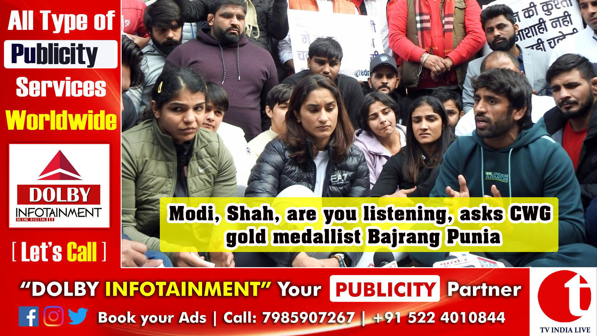 Modi, Shah, are you listening, asks CWG gold medallist Bajrang Punia