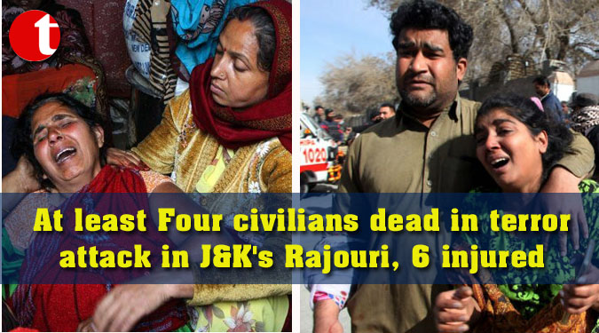 At least Four civilians dead in terror attack in J&K's Rajouri, 6 injured