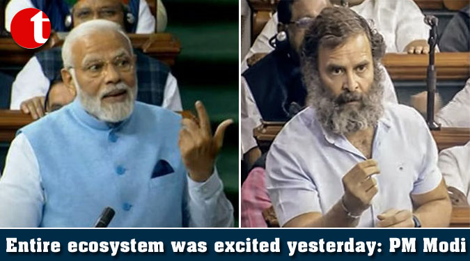 Entire ecosystem was excited yesterday: PM Modi