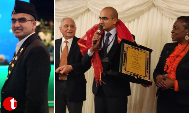 Dr. Ravi R. Kumar received the Global Inspirational Award at London Parliament