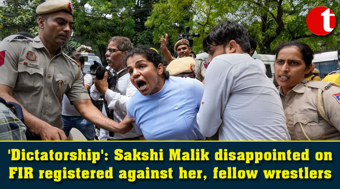 'Dictatorship': Sakshi Malik disappointed on FIR registered against her, fellow wrestlers