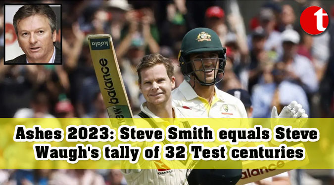 Ashes 2023: Steve Smith equals Steve Waugh’s tally of 32 Test centuries