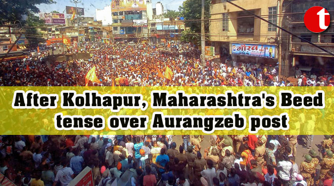 After Kolhapur, Maharashtra's Beed tense over Aurangzeb post