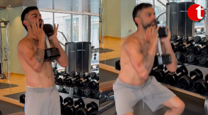 Shirtless Kohli’s Fitness Routine