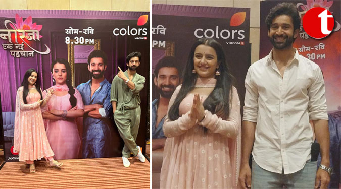 Rajveer Singh and Aastha Sharma from COLORS’ ‘Neerja… Ek Nayi Pehchaan’ woo Lucknow with their upcoming romantic track