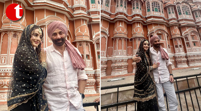 Sunny Deol, Ameesha Patel promote ‘Gadar 2’ in Jaipur